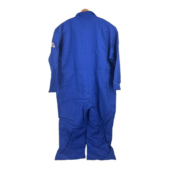 Bulwark FR‎ Excel Classic Coveralls Men's 60 Regular Blue Flame/Heat Resistant - Picture 2 of 4